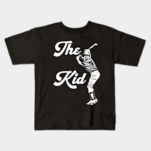 The baseball Kid Hitter Kids T-Shirt